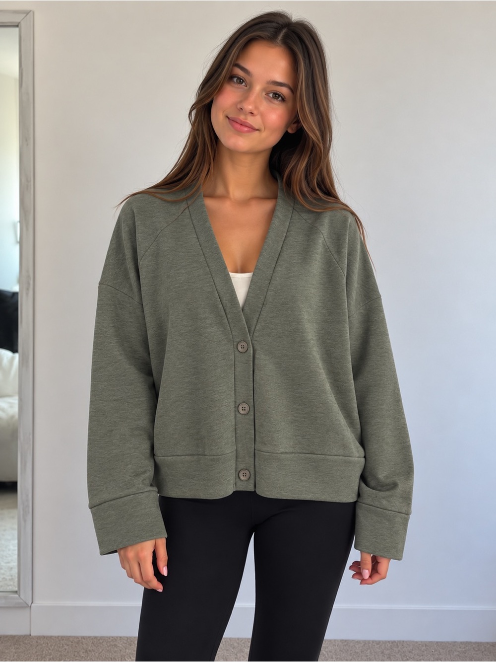LEZÉ the Label Sofia Cardigan, Grey NWT